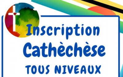 Inscription catéchisme et aumônerie 2024-2025