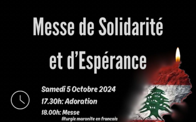 Messe de solidarité et d’espérance pour le Liban